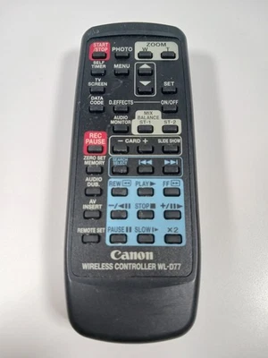 Mando a distancia Canon WL-D77 para videocámara GL1 GL2 cámara MiniDV - probado, funciona Foto 1 de 4