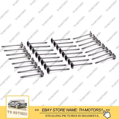 Juego de 32 válvulas de entrada y salida para BMW X5 X6 750i F06 F12 F13 N63N S63N 4,4 4,0 L Foto 1 de 4