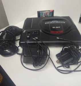 Sega Genesis Model Gen 1 Console System With Game and Video RF Switch WORKS! - Picture 1 of 14