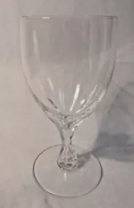 ORREFORS Coronation Crystal Five Inch Tall Wine Glass Made in Sweden - Picture 1 of 4