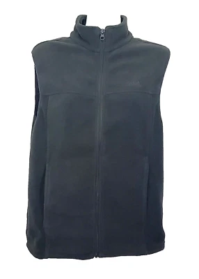 Cabelas Vest Womens Small Basic Fleece Full Zip Charcoal Gray Outdoors 5067 - Image 1 of 4