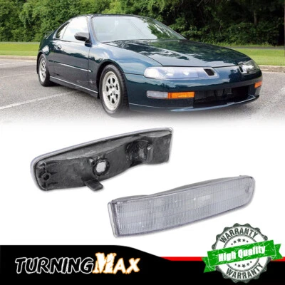 Set of Pair Euro Clear Bumper Park Signal Lights for 1992-1996 Honda Prelude - Image 1 of 4