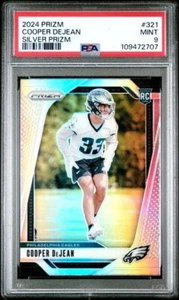 2024 Panini Prizm - Rookies Cooper DeJean #321 Silver Prizm (RC) PSA 9 - Picture 1 of 2