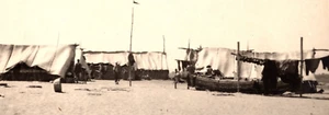 RPPC Chinwangtao China Pueblo Pesquero 1925-1940 Vida Costera DE COLECCIÓN Postal - Imagen 1 de 3