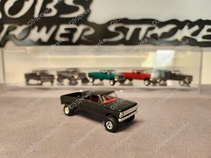 Customized 1970 Ford F350 Crew Cab 1:64 Metal Diecast Bumpside Black 1967-1972 - Picture 1 of 10