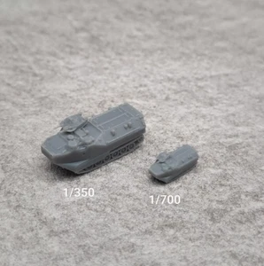 1/350/700 AAVP-7A1 vehículo blindado anfibio resina modelo miniatura - Imagen 1 de 3