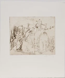 Klaus Fußmann/ Radierung / 1982 /Handsigniert/200 Exemplare / Quisnis / 9 - Bild 1 von 3