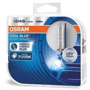 D4S XENARC Osram Xenon Cool Blue Boost Hyper Blue 7000K 66440CBB-HCB (Twin) - Picture 1 of 2