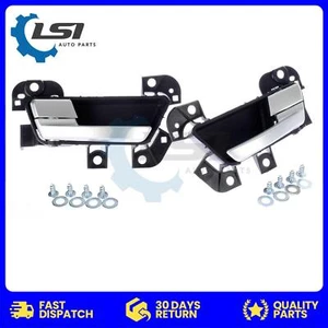 FRONT Pair LH Left + RH Right Inner Door Handle (satin) for Ford Falcon FG FGX - Picture 1 of 5