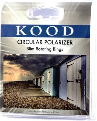 KOOD 105mm CIRCULAR POLARISING POLARISER FILTER CPL Pro Slim Frame (UK Stock) - Image 1 of 4