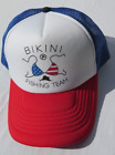 Pelagic Bikini Fishing Team Mesh Trucker Hat Snapback Red White Blue