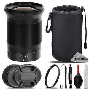 Nikon NIKKOR Z 20mm f/1.8 S Lens + UV Filter+ + Hood + Lens Pouch- Basic Kit - Picture 1 of 5