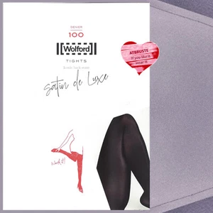 Wolford Satin de Luxe Tights • M • autumn lilac ... Satinglanz und Backseam - Bild 1 von 9