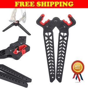 1X Kick Stand Archery Compound Bow Holder Target Hunting Range Protection 22cm - Picture 1 of 12