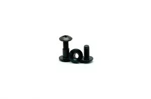 Tornillos Chicago negros de 12 mm. Pasa por postes. Tornillo de unión 6-15 mm de largo acero - Imagen 1 de 10