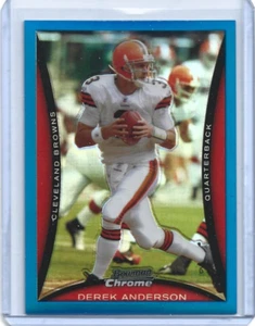 2008 Bowman Chrome Blue Refractor #BC122 Derek Anderson-Browns (132/150) - Picture 1 of 2