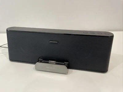 Sistema de acoplamiento de audio estéreo portátil Sony iPad iPod RDP-T50iP Foto 1 de 3