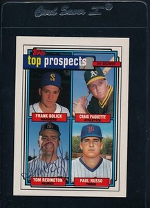 1992 Topps #473 Tom Redington Padres Signed Auto *49219