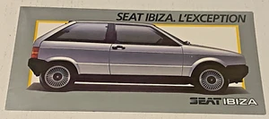 Brochure de Vente SEAT Ibiza L'Exception* - 1985 - Bel Etat. - Imagen 1 de 4