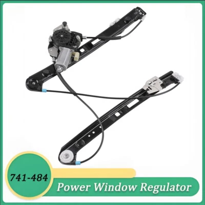 For BMW 320i 323i 325i 328i 330i 4 Door Front LH Power Window Regulator w/ Motor Foto 1 de 4
