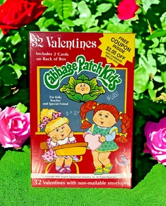 Cabbage Patch Kids Valentines Vintage 1992 New Still Sealed 32 Collectible Cards - Picture 1 of 3