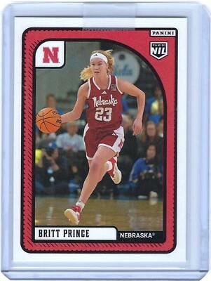 Tarjeta de baloncesto para mujer Britt Prince Nil 2024-25 Panini Nebraska Cornhuskers #35 Foto 1 de 4