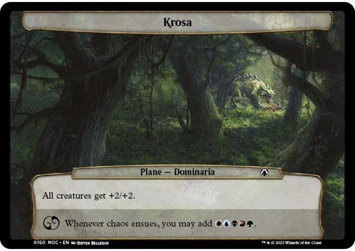 MTG Krosa  - March of the Machine Commander Planechase #150 - Image 1 of 1