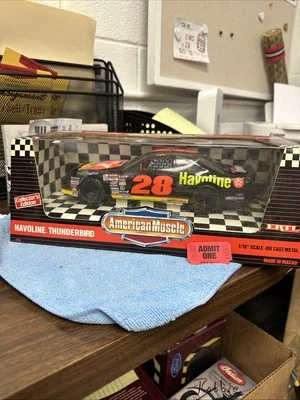 Davey Allison  #28 Havoline Thunderbird 1/18 Nascar American Muscle 📦 NIB - Image 1 of 4