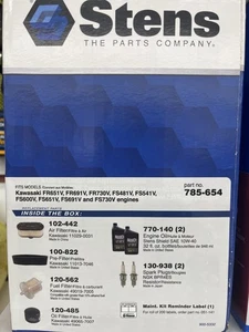 Kit de puesta a punto para Kawasaki FR651V FR691V FR730V FR581V FS541V FS600V + motores - Imagen 1 de 1