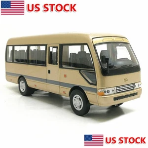 1:32 Toyota Coaster Bus Model Car Diecast Kid Toy Men Collection Kids Gifts - Picture 1 of 7