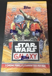 2023 Topps Chrome Star Wars Galaxy Hobby Box BRAND NEW FACTORY SEALED - Picture 1 of 2