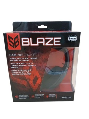 Auriculares para juegos Creative Sound Blaster Blaze con micrófono desmontable con cancelación de ruido Foto 1 de 3