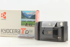 ▶️ [Caja sin usar] Cámara fotográfica Kyocera TD Yashica T2 D Carl Zeiss Tessar de JAPÓN - Imagen 1 de 12