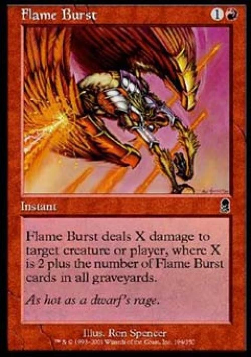 Flame Burst - Light Play MTG Odyssey - Image 1 of 1
