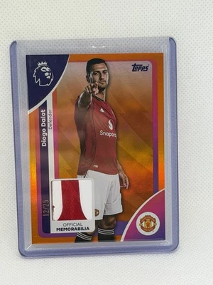 Topps Premier League 2025/2026 Diogo Dalot 12 /25 Relic Manchester United - Image 1 of 4