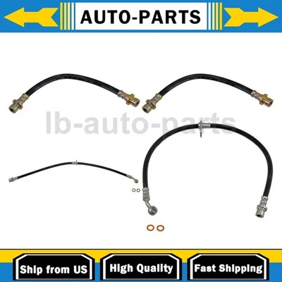 Kit manguera freno delantero trasero línea Dorman 4 piezas para Honda Civic 1.7L 2001-2002 Foto 1 de 4