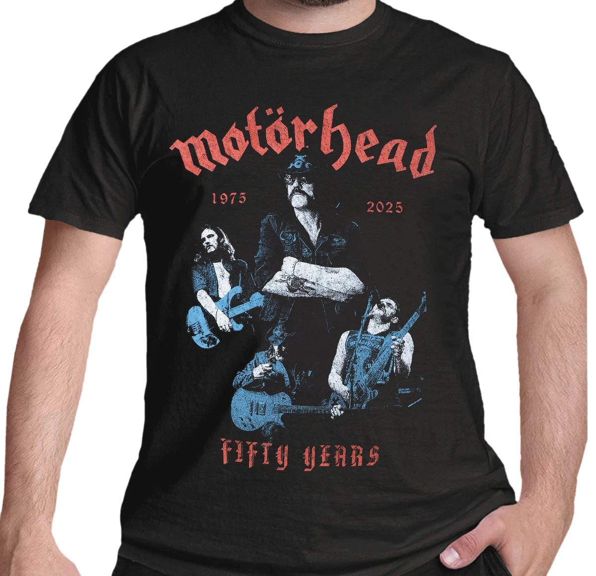 Motorhead Lemmy Kilmister Official Rock T-Shirt - Men's/Unisex, 100% Cotton, Large - View #9
