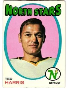 1971-72 Topps #32 Ted Harris, Minnesota North Stars - Picture 1 of 2