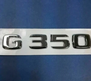 CHROME * G350 * TRUNK LETTER EMBLEM BADGE SET FOR MERCEDES BENZ G-CLASS AMG - Picture 1 of 2