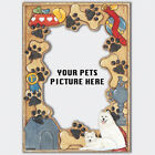 Samoyed Wooden Picture Frame Die-Cut 2-Dimensional 5