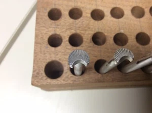 Vintage Craftool Co USA Camouflage C431 Leder Stempel - Bild 1 von 7