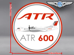 ATR 600 ATR72 72-600 ROUND DECAL / STICKER - Picture 1 of 5