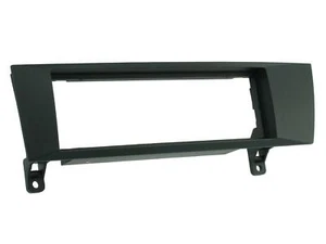 CT24BM04 BLACK SINGLE DIN STEREO FASCIA PANEL SURROUND FOR BMW 1 SERIES E81 E87 - Picture 1 of 2