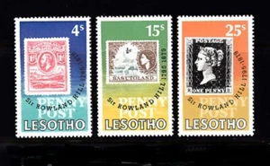 LESOTHO SC# 274-276 SIR ROWLAND HILL 1795-1879 - MNH - Picture 1 of 1