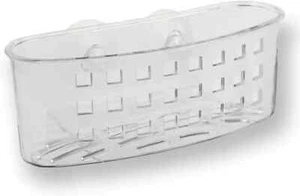 Lavello Cucina Caddy Piatto Sapone Scrubber Porta Spugna Cestello con Ventose - C - Foto 1 di 3