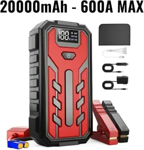 JUMP STARTER AVVIATORE DI EMERGENZA PROFESSIONALE PER AUTO FURGONE E MOTO 600A - Foto 1 di 11