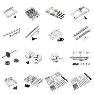 Aluminum Metal Upgrade Parts Silver For Rc 1/12 MN168 4WD Off-Road Crawler car - Picture 1 of 49