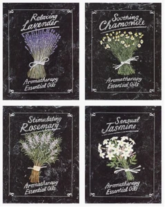 Botanical Herb Sensual Oils Jasmine Rosemary Lavender Martin Wiscombe 16x20 in - Picture 1 of 5