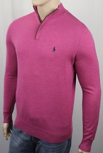 Polo Ralph Lauren Men's Pink 1/2 Zip 