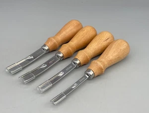 4 Leather Edge Shave Edging Trimmer 10mm 8mm 6mm 4mm Leatherworker Cobbler Tool - Picture 1 of 10